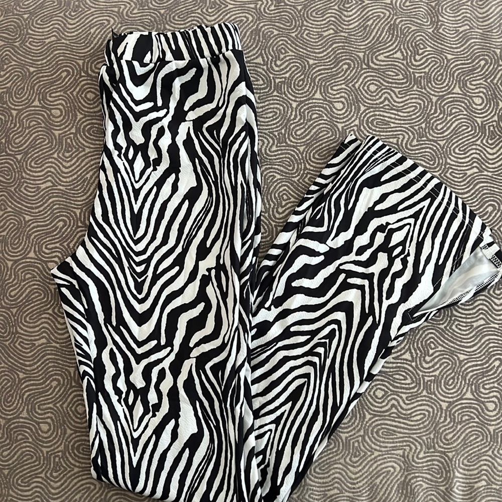 Zebra Print Flair Pants!